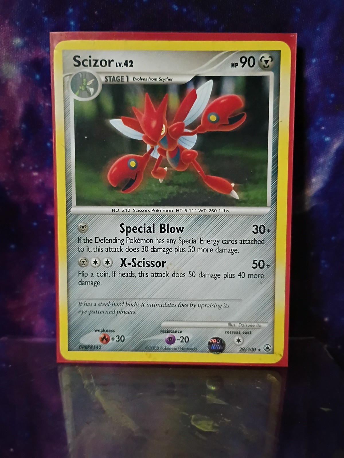 Scizor 29/100 Majestic Dawn - ✨ RARE ✨ non Holo - Pokemon TCG - LP condition ✅