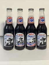 Lot Of 4 Vintage Richard Petty #43 Commemorative Longneck Pepsi Bottles Racing