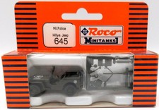 Roco 645 HO Military Police Willy's Jeep Plastic Kit