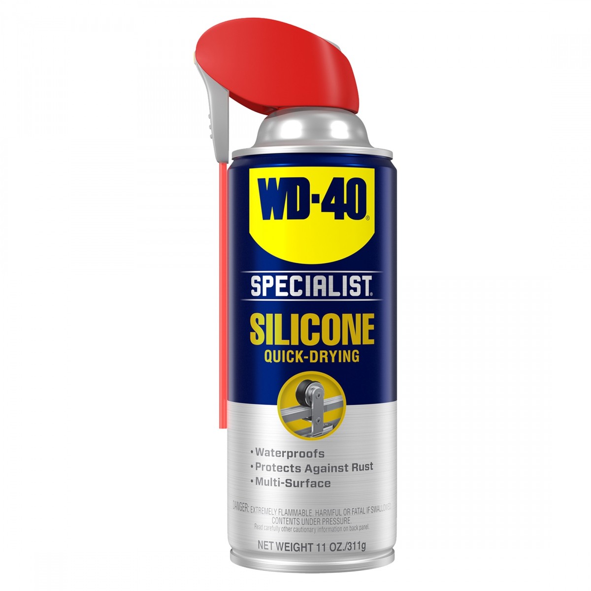 Аэрозоль для водостойкой силиконовой смазки Wd-40 Bike Specialist, 11 унций
