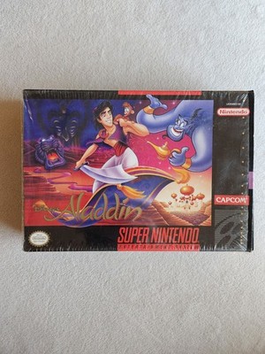 ALADDIN FIRST PRINT SNES SUPER NINTENDO EMPTY BOX ONLY