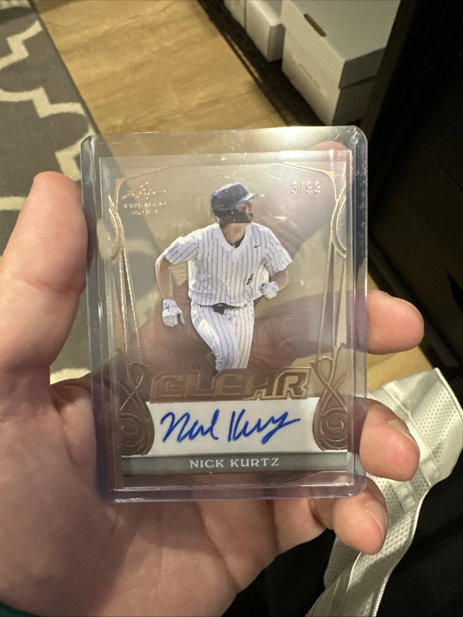 2023 Leaf Trinity Bronze Nick Kurtz 直筆サイン 22/99 Auto MLB 大
