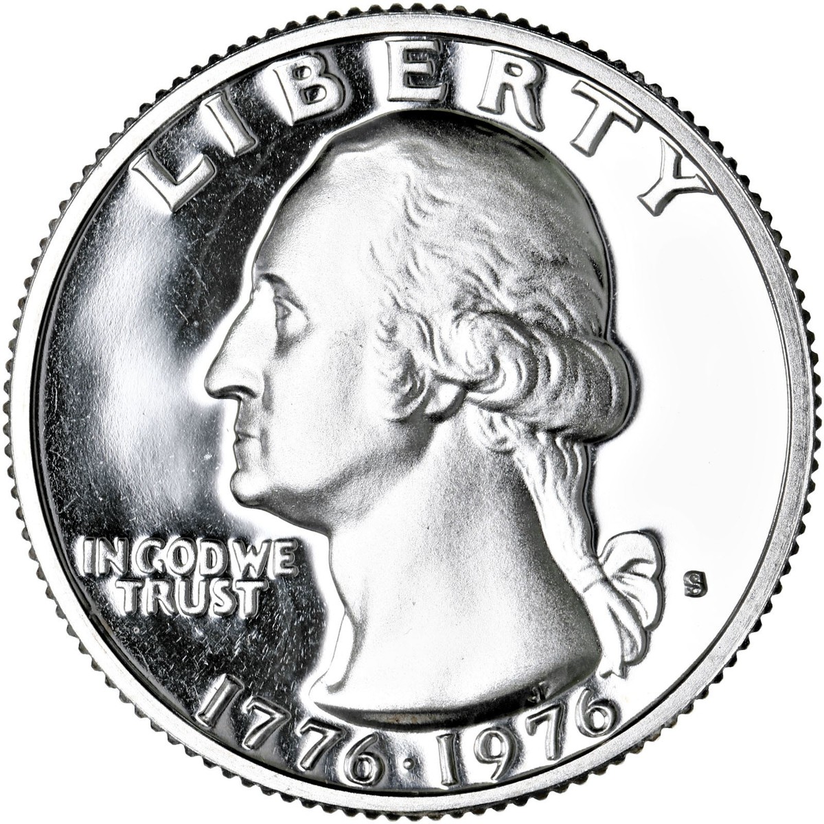 アメリカ 建国記念  1776～1976 ケネディ アイセンハワー ワシントン 1976 S Washington Quarter Bicentennial Gem Cameo Proof CN