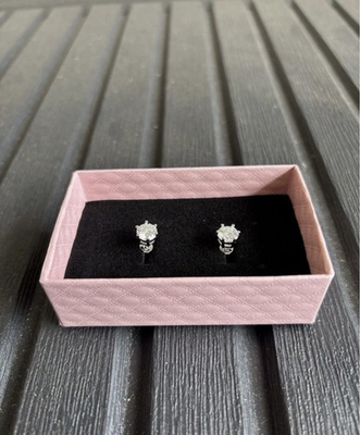 #ad Certified 2 Ct Real Lab Grown Diamond Stud Earrings Platinum D VVS2 $230.00