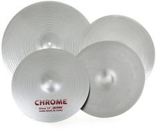 Wuhan 457 Chrome Cymbal Set - 14/16/20 inches