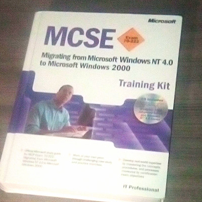 Microsoft MCSE Training Kit Migrating Windows NT 4.0 to Windows 2000 Book+CD