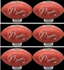 6 Ct C.J. CJ Spiller Signed Auto Official Duke Football DOES NOT INFLATE UDA