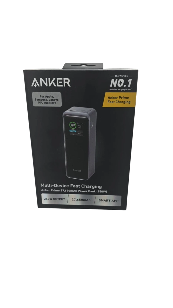 Anker A1340 Power Bank 27650mAh 250W 3-Port Portable Charger