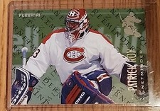 1994-95 Patrick Roy Fleer Netminders #9 Canadiens, Avalanche, Cup And Conn Smyth