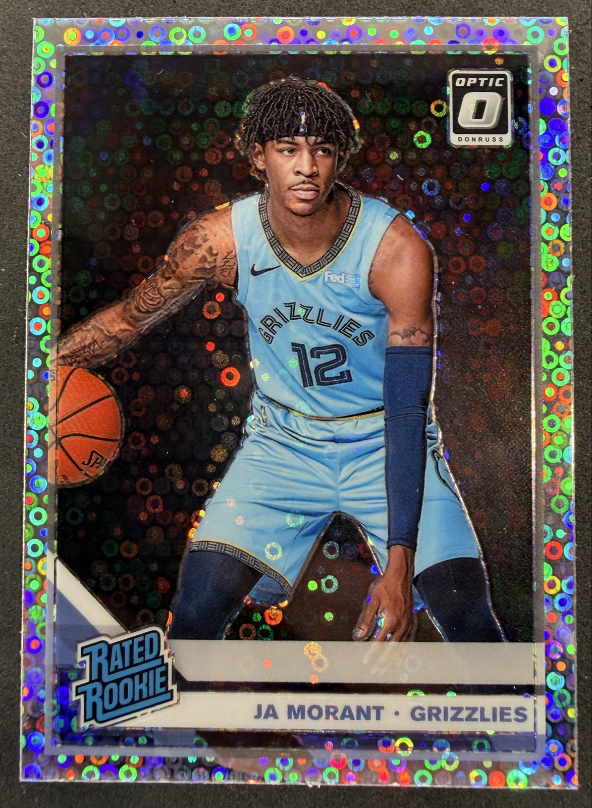 2019-20 Panini Donruss Optic - Rated Rookie Ja Morant #168 Fast Break Prizm (RC)