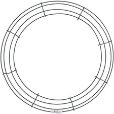 Panacea Wire Wreath Frame-16 Inches 36005 