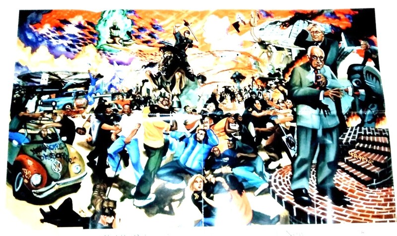 Hip Hop Mear One "Non Phixion - The Future Is Now" Poster Rare 378/500 24x36
