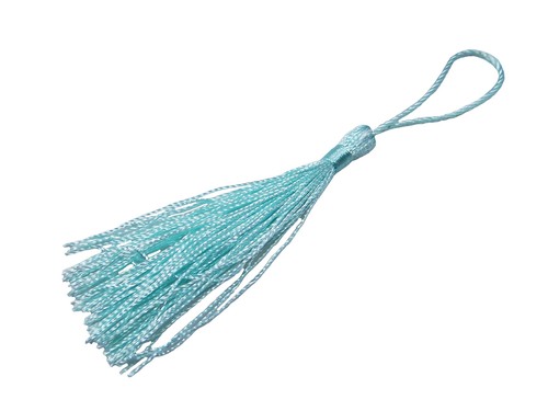 Colgante borla 13 cm borlas troddel selección de color pomo, QS10 - Imagen 10 de 20