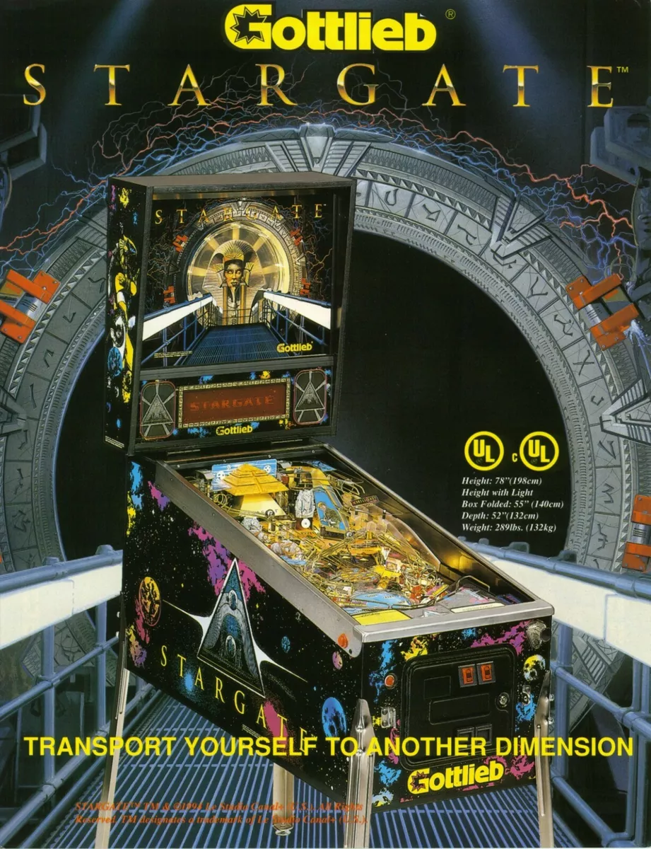 Pinball Stargate (Usado)