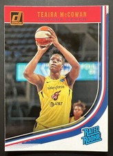 2019 Panini Donruss WNBA Rated Rookies Teaira McCowan #92 Rookie RC