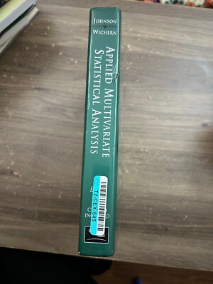Applied Multivariate Statistical Analysis by Dean W. Wichern and Richard Arnold