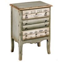 Shabby Chic Drawer Chest Vintage Nightstand Wood Side Table Country Cabinet Grey Shabby Chic Drawer Chest Vintage Nightstand Wood Side Table Country Cabinet Grey