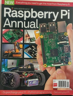 Raspberry Pi Annual UK Issue 3 Python Programming Supercharge FREE SHIPPING sb