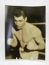 Vintage boxing press photograph Walter Cartier trains at Solomons Gym 18