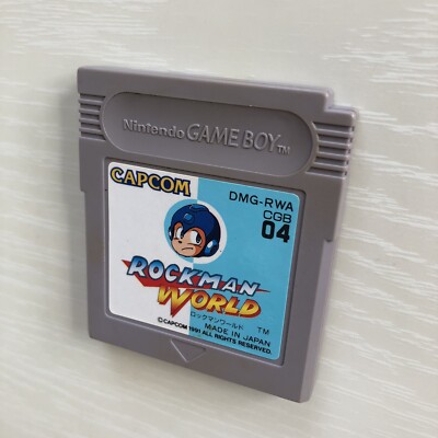 Rockman World 1 2 3 4 5 Megaman Nintendo Game Boy set of 5 GB 