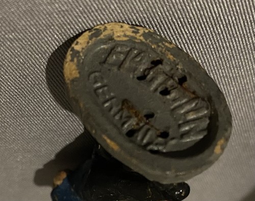 Figura Soldado Juguete Elastolin Alemania - con bolsa o saco de armas y cajas - ¿médico?? - Imagen 5 de 5