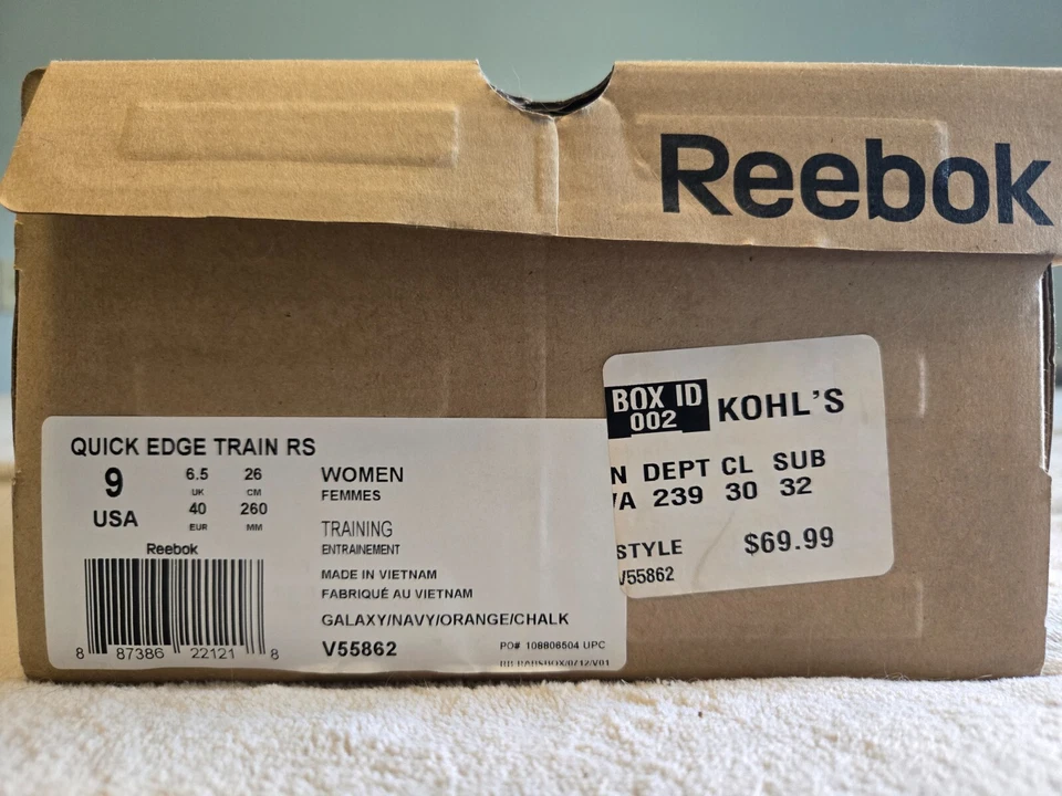 2! Entrenador multideporte Reebok Quick Edge RS FitFrame Pickleball cancha de tenis, 9 Foto 3 de 4