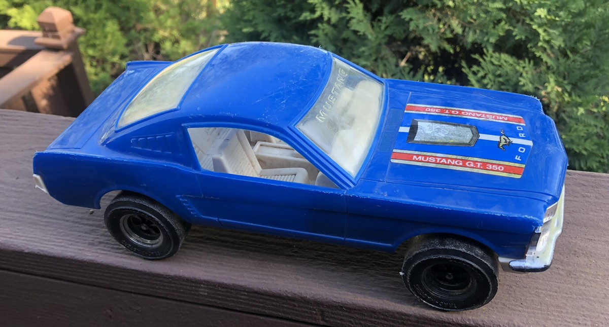Vintage Tootsietoy 1965 Ford Mustang GT 350 Fastback Blue | eBay