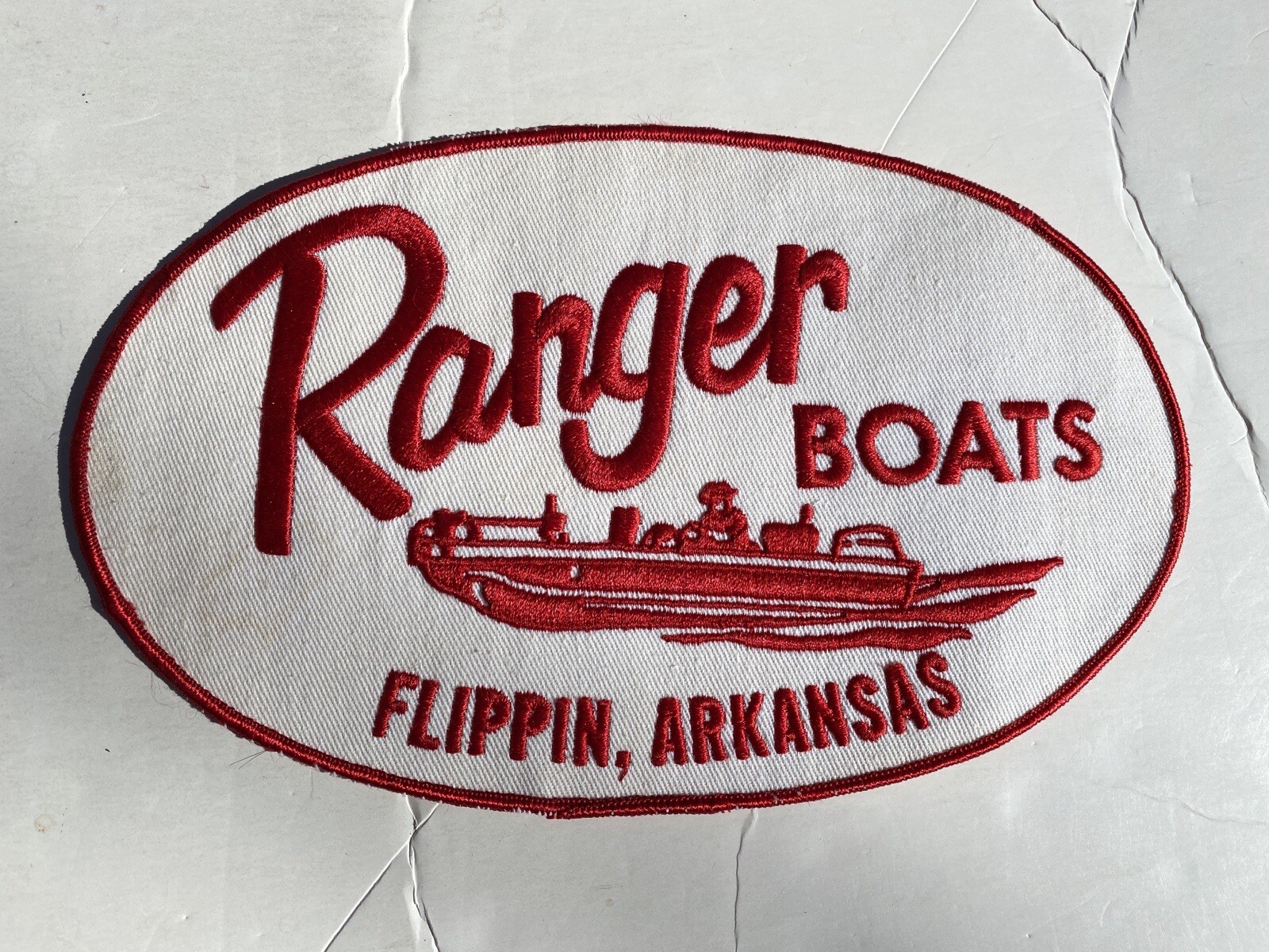 Ranger Boats Patch 9 1/2" x 6" Flippin,Arkansas RARE Hard to Find eBay