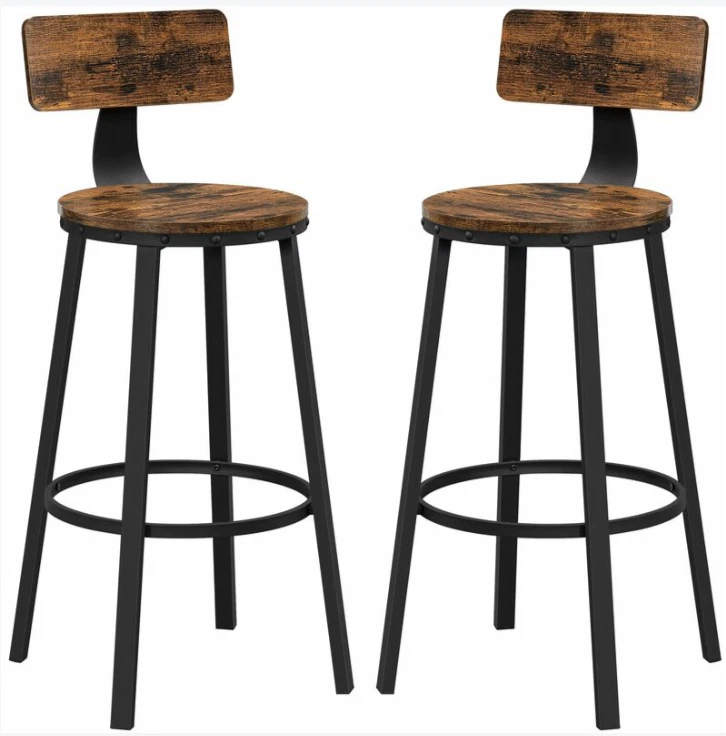 Tall rustic cheap bar stools