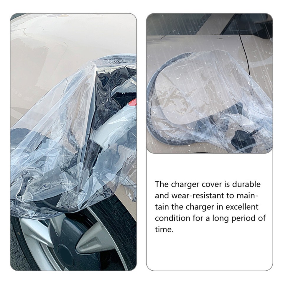 Charging Port Rain Cover Clear Tarp Electric Vehicle Ev Protector eBay