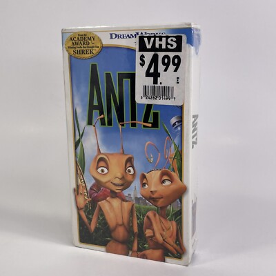 ANTZ, 1998 (VHS, 2001) Cardboard Sleeve Variety, Brand New Sealed