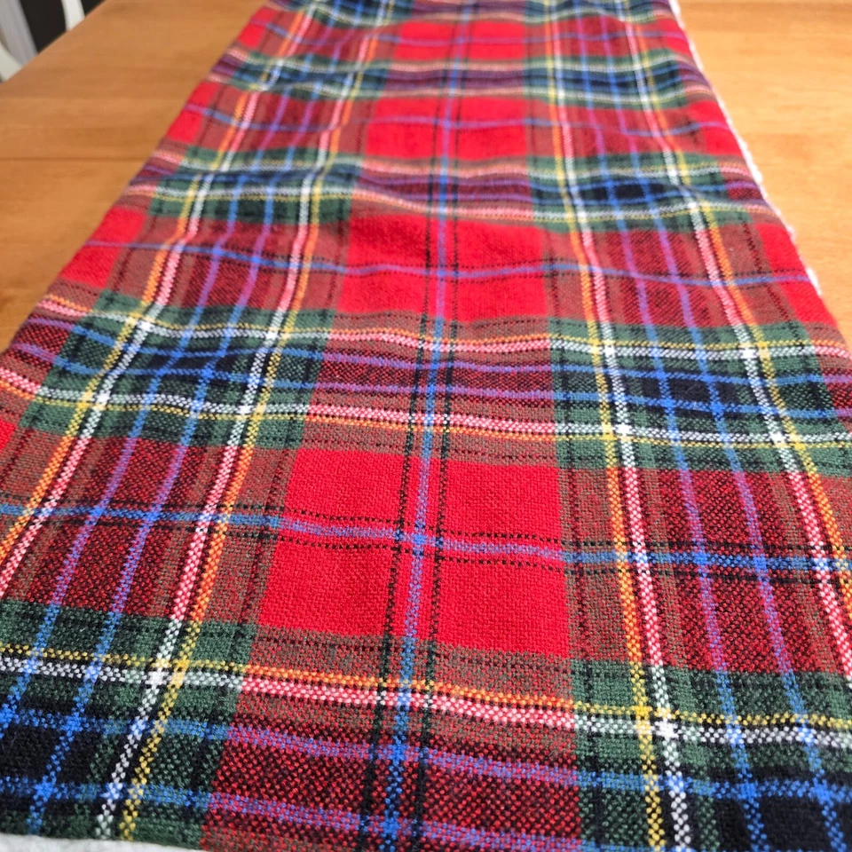 POTTERY BARN SIMON PLAID SHERPA BACK LUMBAR PILLOW COVER, 14 x 36" ~ RED/MULTI - Image 2 of 3