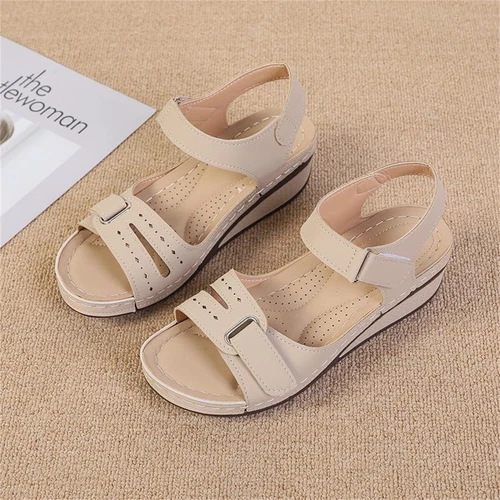 Women Sandals Anti-slip Summer Casual Orthopedic Open Toe Flats Beach Shoes Size - Bild 6 von 16