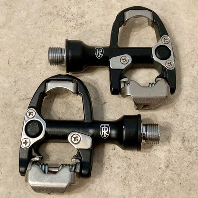 NOS NEW Ritchey Pro Road Bike Clipless Pedals SPD-R Vintage Matte Black Silver