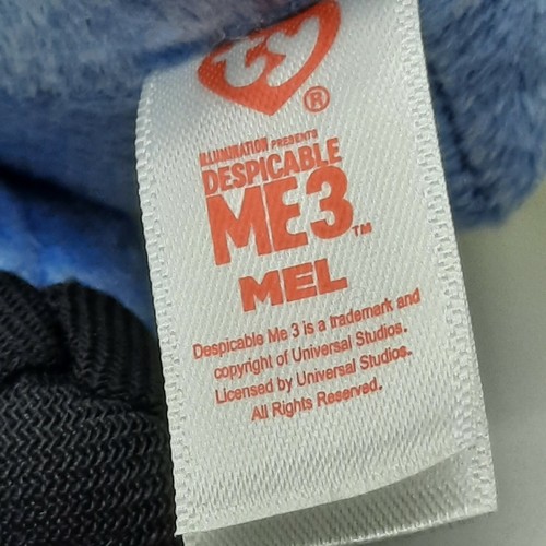 TY -- MEL -- DESPICABLE ME 3 MOVIE MINION 7" Plush Toy Stuffed ONE EYE - Picture 6 of 8