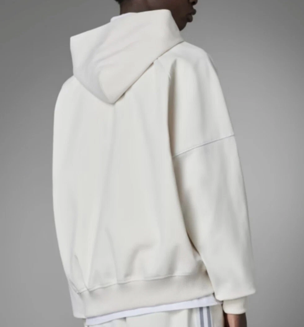 OFF WHITE ADIDAS ORIGINALS FELPA CON CAPPUCCIO UOMO VERSIONE BLU TAGLIA SMALL NUOVA CON ETICHETTE OFF WHITE $150