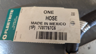3007767C6 International Fleetrite Coolant Hose Assembly 3007767C5 