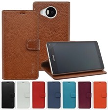 Microsoft Lumia 950 XL Étui Livre Style Cuir Sac de Protection 1A Portefeuille