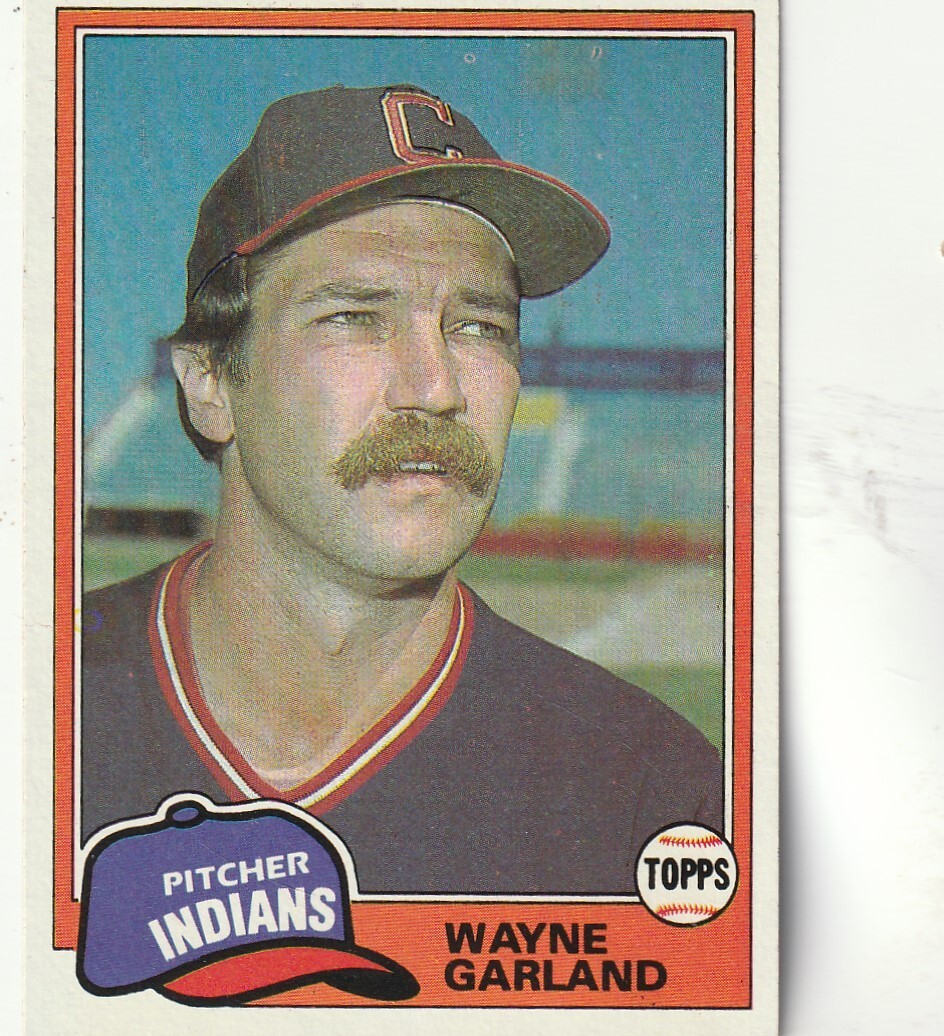 FREE SHIPPING-MINT-1981 Topps Wayne Garland #511 INDIANS