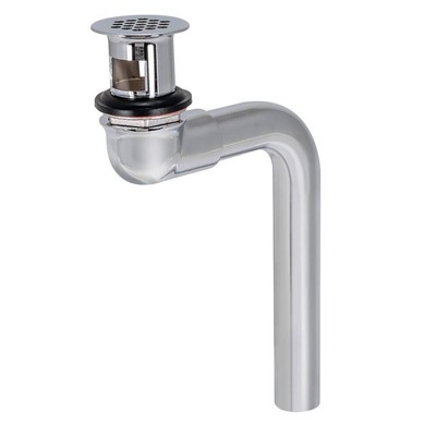 EZ-FLO 1-1/4 Inch Offset Lavatory Sink Drain Assembly with Tailpiece and Grid...