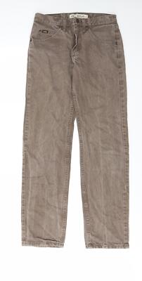 Lee Damen Jeans Grau Baumwollmischung Tapered Größe W30 L30 Be