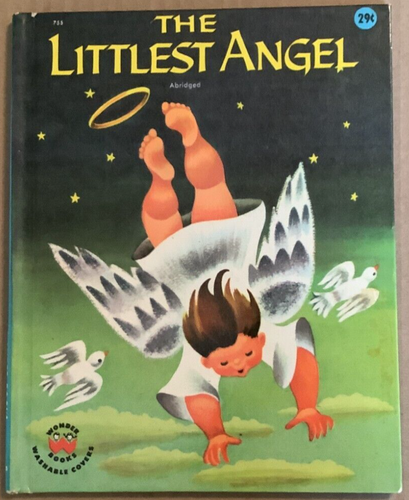 VG 1960 HC First Edition Wonder Book Littlest Angel K Evans C Tazewell