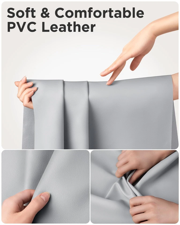 Bandeja de cuero para cama para portátil con soporte ajustable para portátil con tapón extraíble... Foto 2 de 4