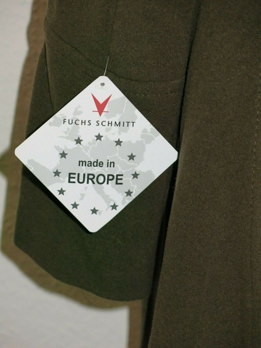 Wolljacke Caban Übergang Fuchs Schmitt Kaschmir tannengrün 38 40