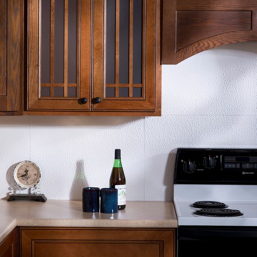 Fasade 18in x 24in Hammered Backsplash Panels - Picture 9 of 35