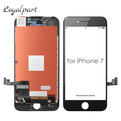 For Apple iPhone 7 Black Screen Replacement LCD Touch Digitizer Assembly Display