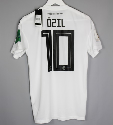 GERMANY NATIONAL TEAM 2018/2019 HOME FOOTBALL SHIRT JERSEY ADIDAS #10 OZIL S - 第 6/7 張圖片