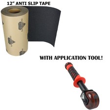 12" 5'-50' Anti Slip Tape Roll Safety Non Skid Grip Safe Grit  Application Tool