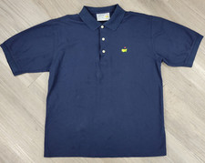 Augusta National Golf Shop Size L 60's Two-Ply Mercerized Cotton Polo Masters