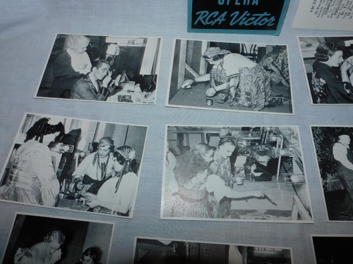 VINTAGE RCA VICTOR RECORDS METROPOLITAN OPERA PICTURES OF " LA TRAVIATA " - Picture 4 of 12